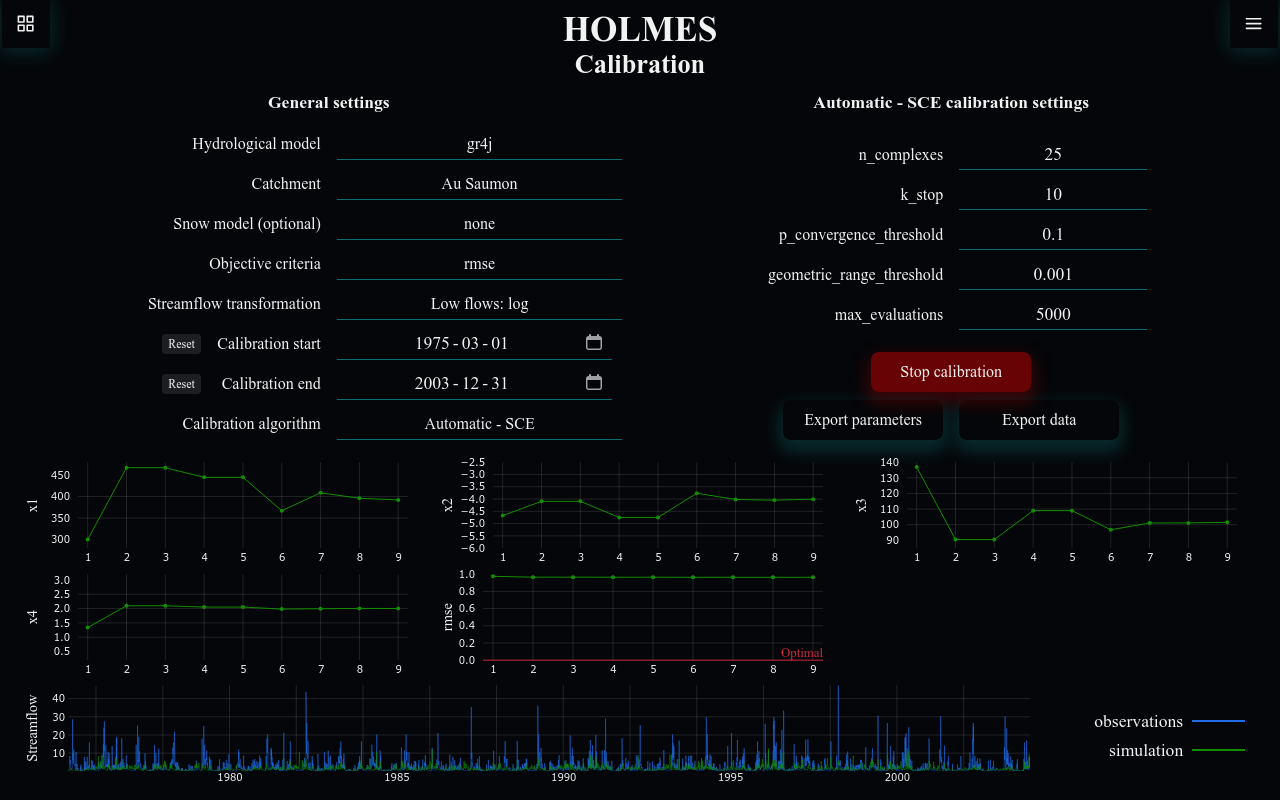 Automatic calibration